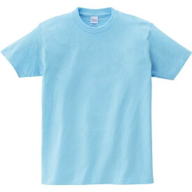 【おまとめ6枚セット】 Print Star ティーシャツ CVT5.6オンス CVT ヘビーウェイトTシャツ/ライトブルー/120cm ジュニア 子供 男子 女子 シンプル 部屋着 まとめ買い