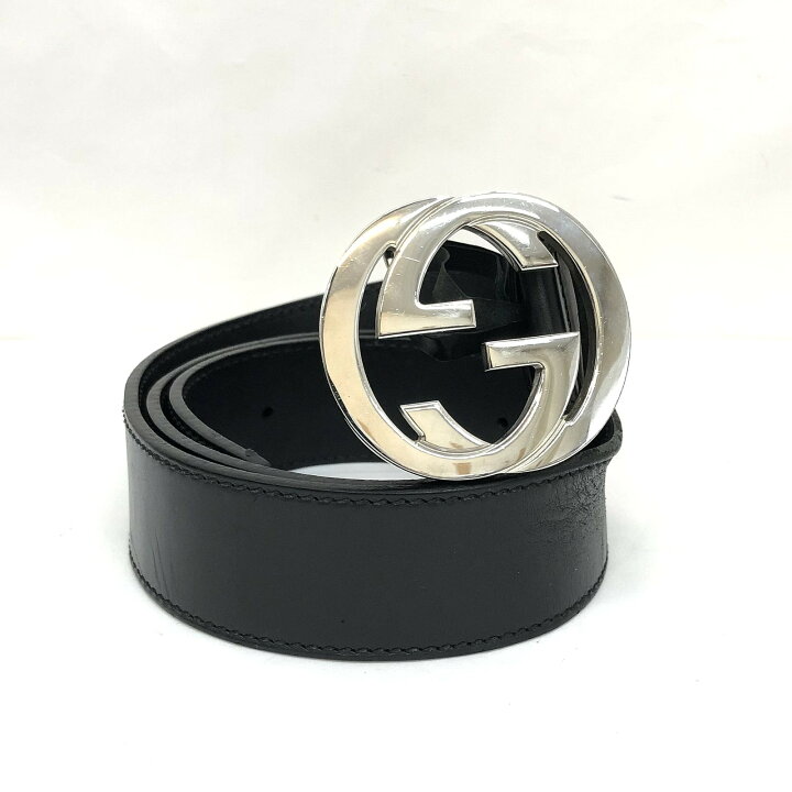 楽天市場】GUCCI グッチ ベルト 114984 GG インターロッキングG ビッグ