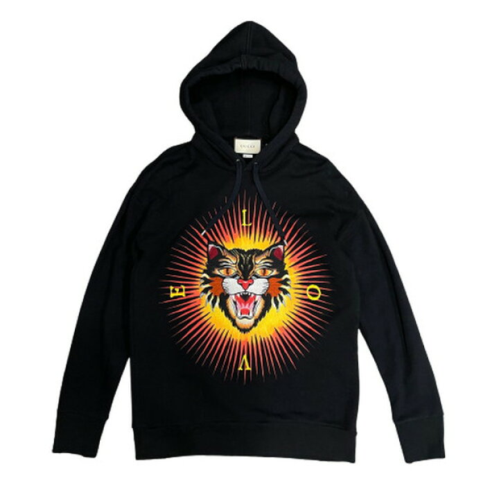 楽天市場】GUCCI グッチ Angry Cat Hoodie アングリーキャットフーディ 