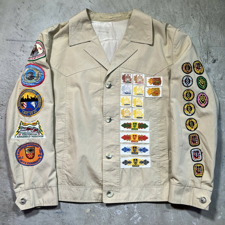 Unknown 70 s ウェスタンヨークジャケット ワッペンカスタム IVV 国際市民スポーツ連盟 L相当 三国ケ丘店 ITXTMAIB0BQ6 中古 RM2476H NEXT51店