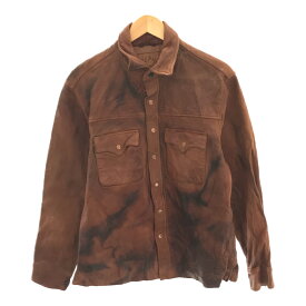 Jean Shop Western Leather Shirt レザーウエスタンシャツ ジャケット 定価15万 M〜L メンズ 三国ケ丘店 ITURN7S6D1MG 【中古】 RM4249D