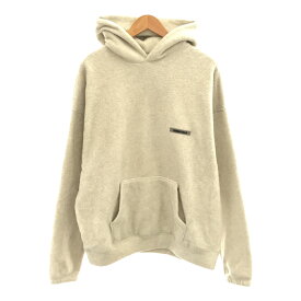 FEAR OF GOD ESSENTIALS フィアオブゴッド エッセンシャルズ 2020AW Polar Fleece Hoodie ポーラーフリースフーディ プルオーバーパーカー オフシロ ベージュ Mサイズ 貝塚店 IT7Z37EBZY14 【中古】 RK1880M