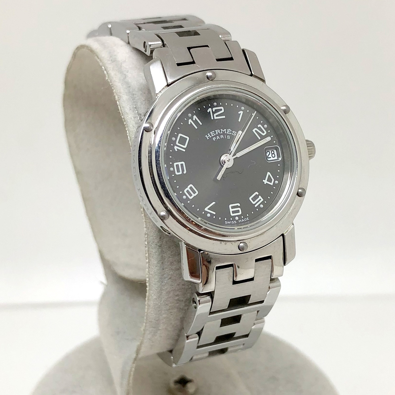 楽天市場】HERMES エルメス クリッパー 腕時計 CL4.210 クォーツ