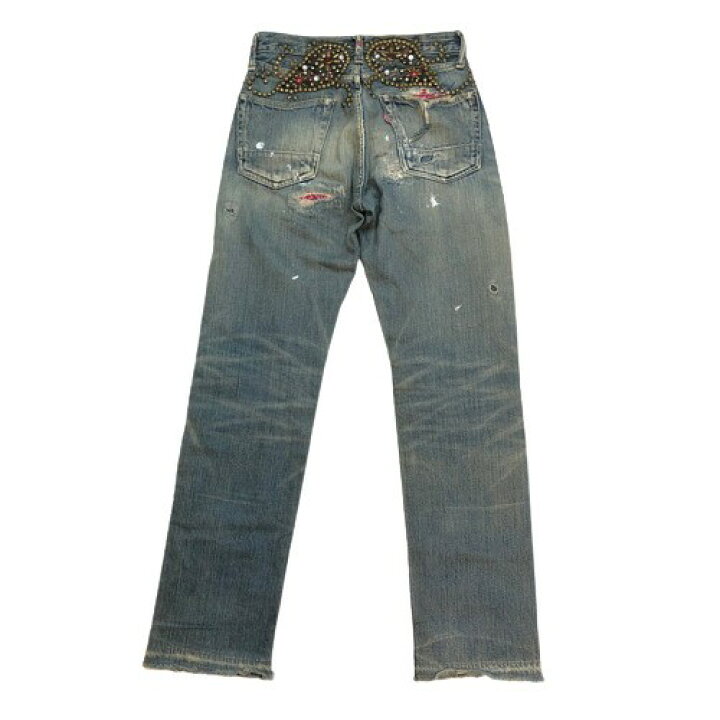 楽天市場】KAPITAL LEGS キャピタル レッグス Studs Damaged Denim 