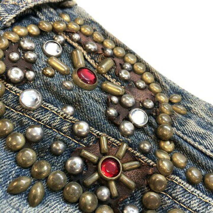 楽天市場】KAPITAL LEGS キャピタル レッグス Studs Damaged Denim 