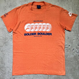 NIKE ナイキ 80's BOLDER BOULDER 10Kロードレースマラソン オフィシャルTee 1986年 紺タグオレンジ Mサイズ USA製 三国ケ丘店 ITC41FQ5ZWTK 【中古】 RM2645H