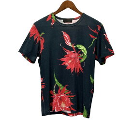 Y's for men 花プリントカットソー Tシャツ Archive 総柄 トロピカル フラワー 半袖 名作 Yohji Yamamoto Pour Homme ヨウジヤマモトプールオム ワイズフォーメン メンズ 三国ケ丘店 IT49XKTRWX90 【中古】 RM3173I