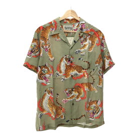 WACKO MARIA ワコマリア GUILTY PARTIES TIM LEHI S/S HAWAIIAN 虎 タイガー ハワイアンシャツ メンズ M オープンカラー 東京天国 貝塚店 IT6TTXXGJ3R4 【中古】 RK444D