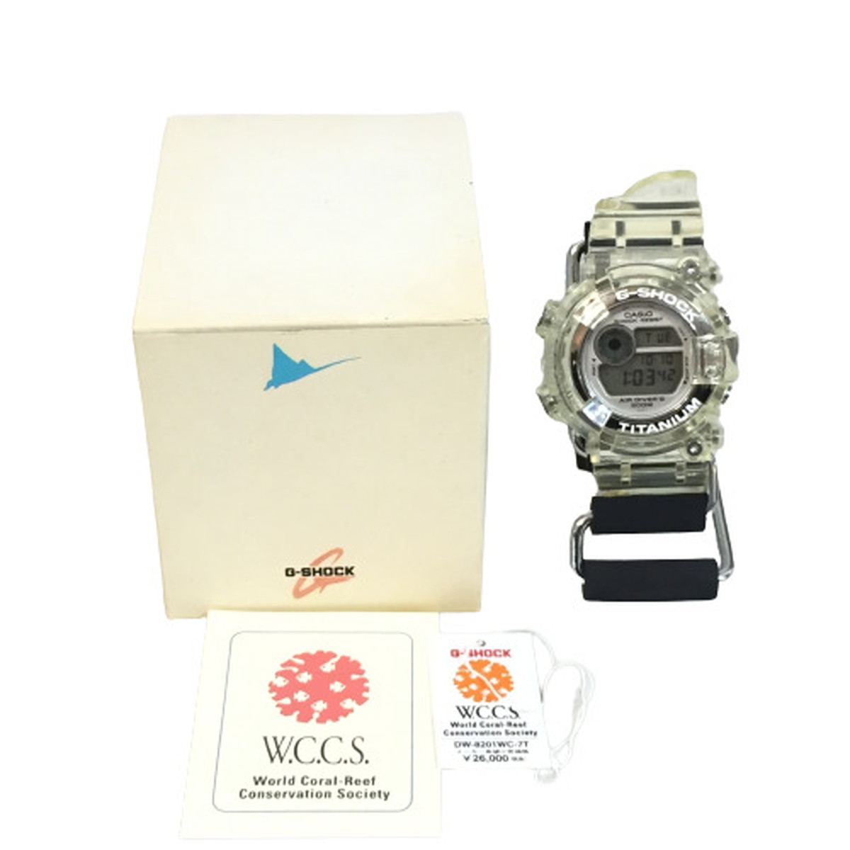 楽天市場】G-SHOCK ジーショック CASIO カシオ 腕時計 DW-8201WC-7T