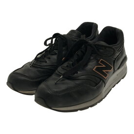 NEW BALANCE ニューバランス USA製 M997PAF HORWEEN ホーウィン社製 オールレザー スニーカー シューズ 靴 クツ 25.5 BLK ブラック 黒 三国ケ丘店 ITOAPOUWOMOS 【中古】 RM3317M