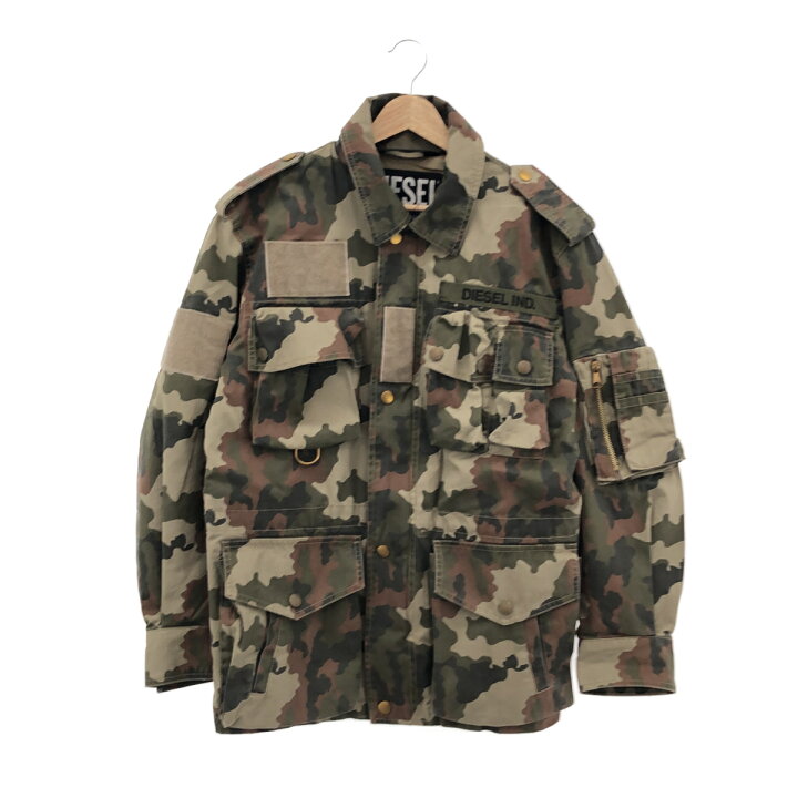 楽天市場】DIESEL ディーゼル カモフラミリタリージャケット 迷彩  