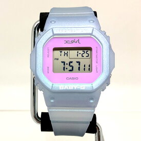 Baby-G ベイビージー CASIO カシオ 腕時計 BGD-565XG-2JR X-girl エックスガール コラボ ヴェイパーウェイヴ 替えベゼル 替えベルト スクエアフェイス デジタル クォーツ レディース 三国ケ丘店 ITYP52UK00YY 【中古】