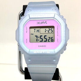 Baby-G ベイビージー CASIO カシオ 腕時計 BGD-565XG-2JR X-girl エックスガール コラボ ヴェイパーウェイヴ 替えベゼル 替えベルト スクエアフェイス デジタル クォーツ レディース 三国ケ丘店 ITI5W91QA4NQ 【中古】