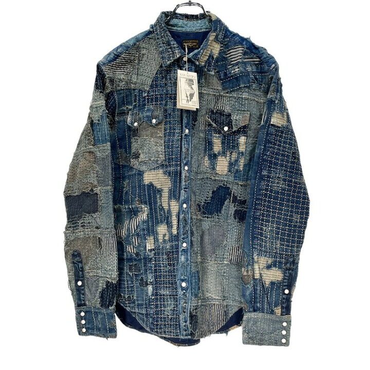 楽天市場】KAPITAL タグ付未使用 22SS KOUNTRY BOROウエスタンシャツ  
