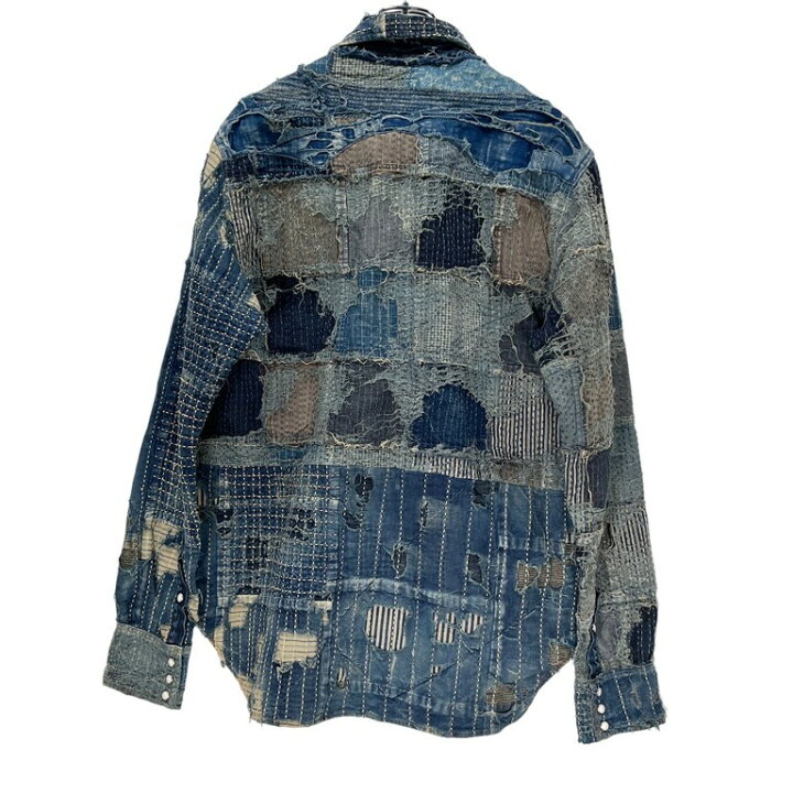 楽天市場】KAPITAL タグ付未使用 22SS KOUNTRY BOROウエスタンシャツ 
