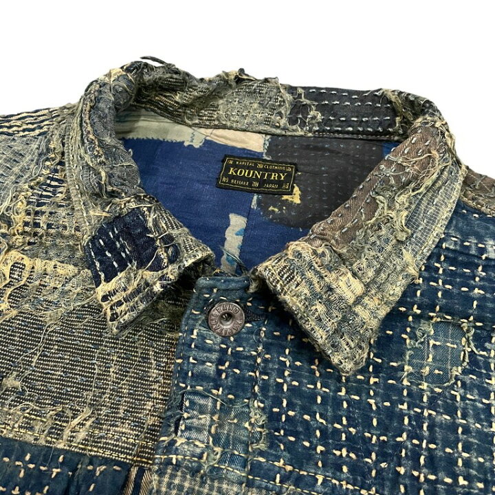 楽天市場】KAPITAL タグ付未使用 22SS KOUNTRY BORO SPRING 1ST JKT 