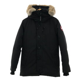 CANADA GOOSE カナダグース CHATEAU PARKA FF シャトーパーカー ダウンジャケット 厚手 アウター 3426MA Mサイズ BLK ブラック 黒 ファー フード付き サザビーリーグ記載 日本代理店記載 三国ケ丘店 ITRL74Y9RY6L 【中古】 RM3626M