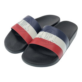 MONCLER モンクレール SLIDES SHOES スライドサンダル シャワーサンダル ロゴ トリコロール レディース 37 約23cm ブランド 美品 三国ケ丘店 ITD7KVYBLIMV 【中古】 RM3814M