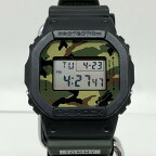 G-SHOCK CASIO カシオ 腕時計 DW-5600VT TOMMY トミー コラボ デジタル ブラック 迷彩 カモフラージュ カーキ メンズ 三国ケ丘店 ITJXBLCE826A 【中古】