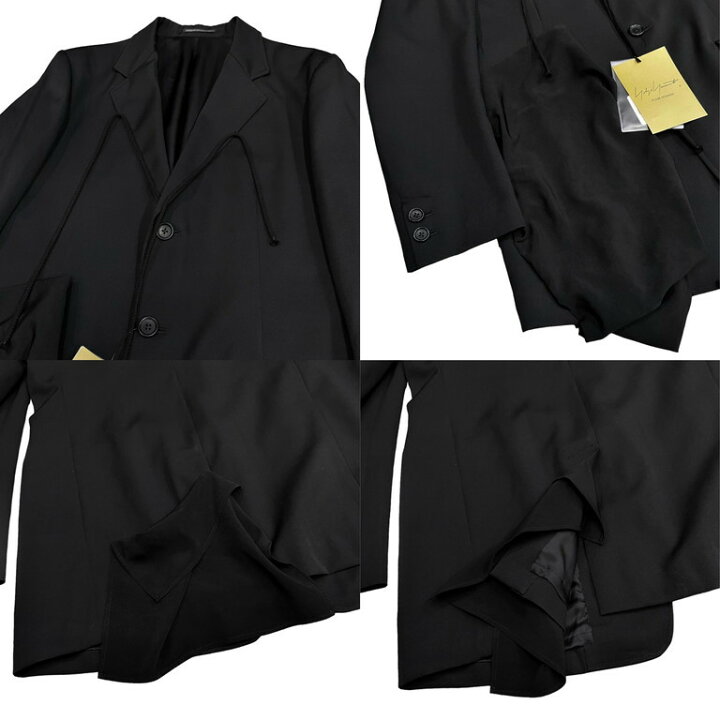 Yohji Yamamoto Pour Homme 23AW ウールギャバジンドレープパッチ  