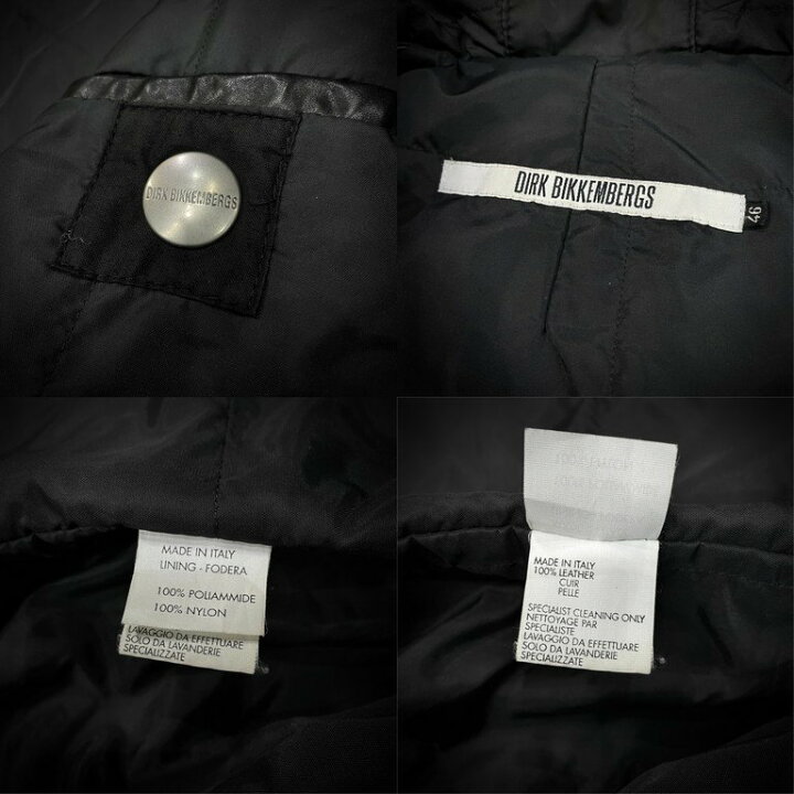 楽天市場】DIRK BIKKEMBERGS レザーベルトシャーリングフーデッド  