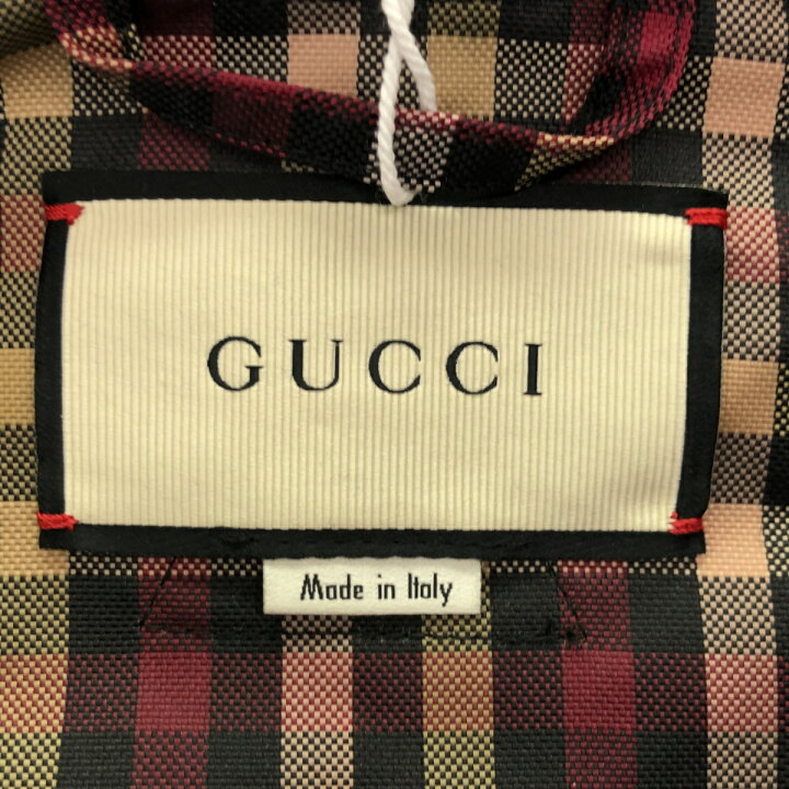 楽天市場】GUCCI グッチ 18SS 523865 ZLK80 Embellished Plaid Coat  