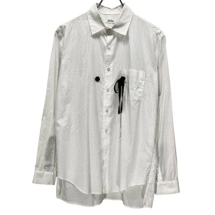 楽天市場】ensou. Ribbon shirt コットンブロードリボンシャツ  