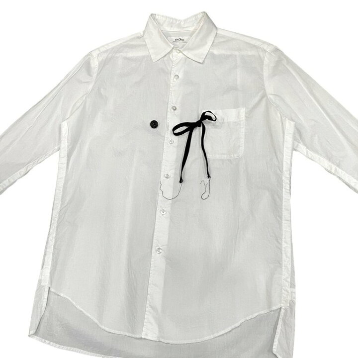 楽天市場】ensou. Ribbon shirt コットンブロードリボンシャツ 