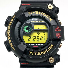 G-SHOCK ジーショック CASIO カシオ 腕時計 DW-8201NT-1 7th FROGMAN フロッグマン誕生7周年記念モデル 初代カラー チタンケース 2000年11月発売 三国ケ丘店 IT3RQCMC7V9W 【中古】