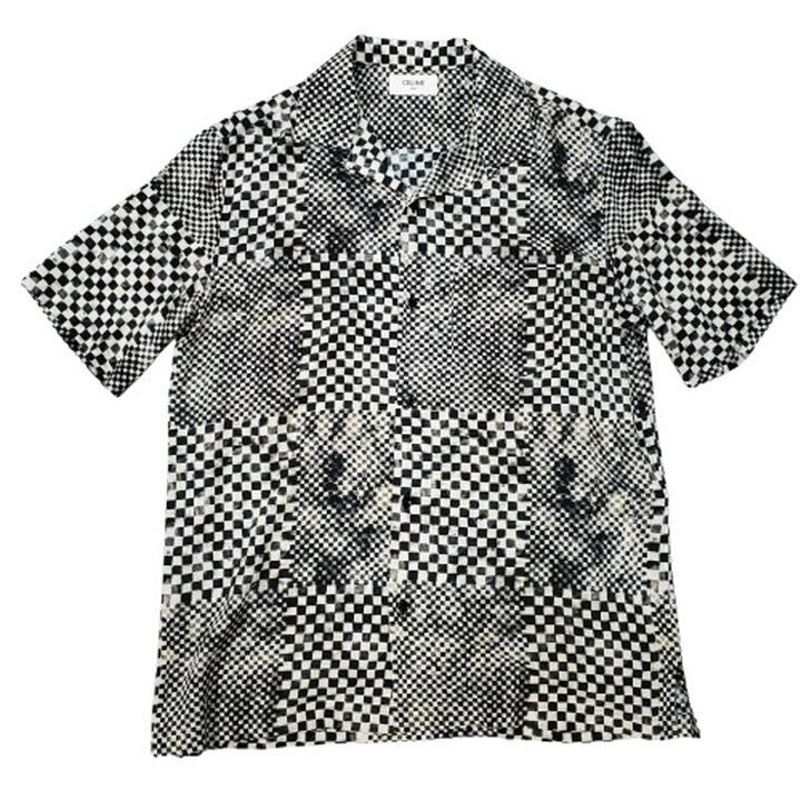 楽天市場】CELINE セリーヌ 24SS カロ ハワイアンシャツ アロハ 開襟 