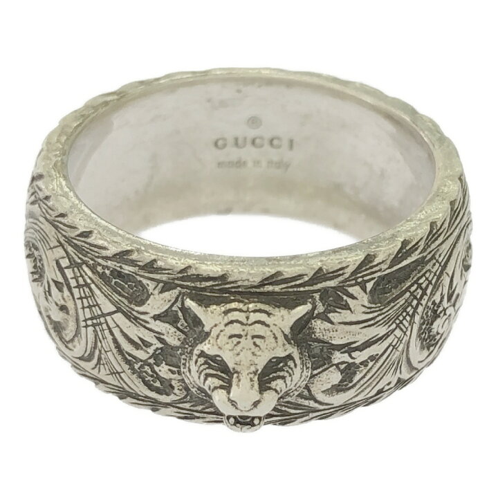 楽天市場】GUCCI グッチ キャットヘッド リング 20 シルバー 433571 Ag 