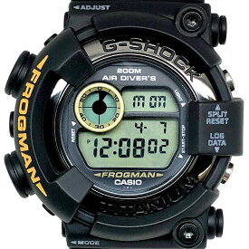 G-SHOCK ジーショック CASIO カシオ 腕時計 DW-8200BM-1T FROGMAN MEN IN BLACK 2 フロッグマン メンインブラック2 第2弾 MIB2 ブラックミラー チタンケース エントリー蛙EL 1998年11月発売 三国ケ丘店 ITTSO7R2IOT2 【中古】