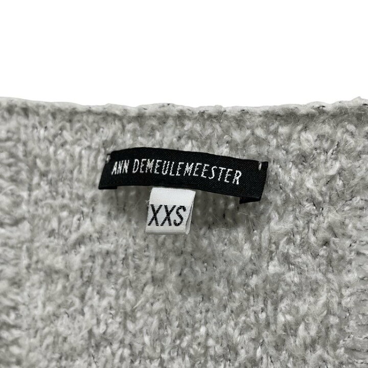 楽天市場】ANN DEMEULEMEESTER コットンモヘヤウール総編み柄Vネック 