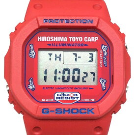 G-SHOCK ジーショック CASIO カシオ 腕時計 DW-5600CARP16-4 HIROSHIMA TOYO CARP 広島東洋カープ 2016年 コラボレーションモデル ロゴELバックライト マットレッド 限定1000本 2016年2月発売 三国ケ丘店 ITWT9O91JRJW 【中古】