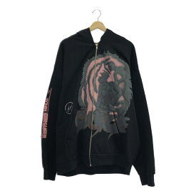 CACTUS JACK × FRAGMENT DESIGN カクタスジャック フラグメントデザイン サイズXXL Travis Scott Cactus Jack For Fragment Sunrise Zip Up Hoodie サンライズ ジップ アップ フーディー ジップパーカー BLK ブラック コラボ 三国ケ丘店 IT2R25SVBSL0 【中古】 RM4936M