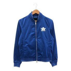 ARMANI EXCHANGE アルマーニエクスチェンジ ゲームキャラクタージャケット ジップアップ アウター ブルー プリント メンズ XS 長袖 貝塚店 ITI24ULOL200 【中古】 RK2372D