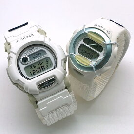 G-SHOCK ジーショック CASIO カシオ 腕時計 LOV97-2 Lover's Collection 1997 ラバーズコレクション ラバコレ ペガサスとユニコーン ペアウォッチ ホワイト グレーロゴ 1997年11月発売 三国ケ丘店 ITPIKSI3TOS0 【中古】
