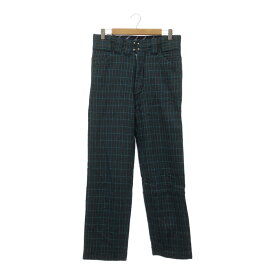 WHITE MOUNTAINEERING ホワイトマウンテニアリング 2010AW Wool Tattersole Wide Pants ウールチェックパンツ メンズ M 日本製 貝塚店 ITIULV42T6UW 【中古】 RK2696D