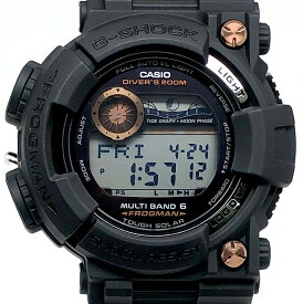 G-SHOCK ジーショック CASIO カシオ 腕時計 GWF-1000B-1 FROGMAN ROSE GOLD フロッグマン ローズゴールド スペシャルカラーモデル 電波ソーラー タイドグラフ ムーンデータ機能搭載 ブラック 2009年10月発売 三国ケ丘店 ITKA3P7611OK 【中古】
