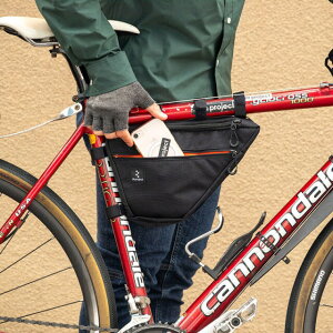 【最大2000円クーポン】リンプロジェクト フレームバッグ Tyrell Slant Frame用 グラベル・ロード・クロスバイク対応 ダイヤモンド型フレームの自転車 日本製 No.5150 フレームバッグ 小物入れ ナ