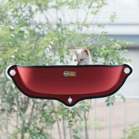 【2000円クーポン配布中】猫用ベッド ウィンドウベッド エアバギー K&H 窓専用 吸盤固定 耐荷重20kg 工具不要 日向ぼっこ 省スペース 取付簡単 安定設計 猫 ベッド 窓際 ハンモック くつろぎ お昼寝 ペット用品 プレゼント