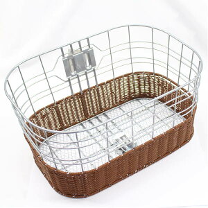 大型前カジュアル ワイヤーカゴ フロントバスケット 前用 フロント バスケット サイクルパーツ 前カゴ プレゼント