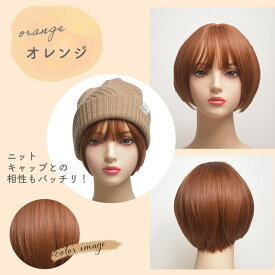 【ランキング入賞】ウィッグ ボブ フルウィッグ 自然 ミディアム 小顔効果 レディース ワンタッチ 前髪あり 通気性 かつら 耐熱 軽量 着用簡単 おしゃれ つむじ付き ナチュラル 日常使い ウィッグ初心者向け 22cm