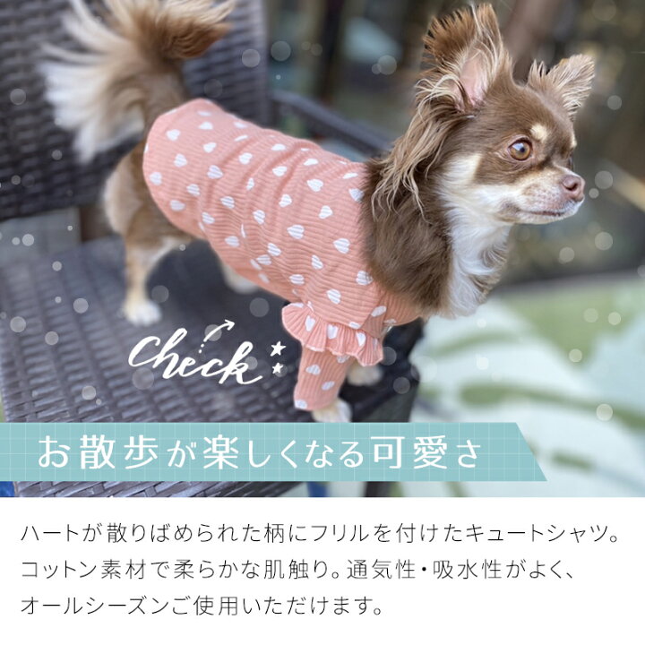 楽天市場】犬 服 かわいい 女の子 犬の服 フリル ドッグウェア 簡単 