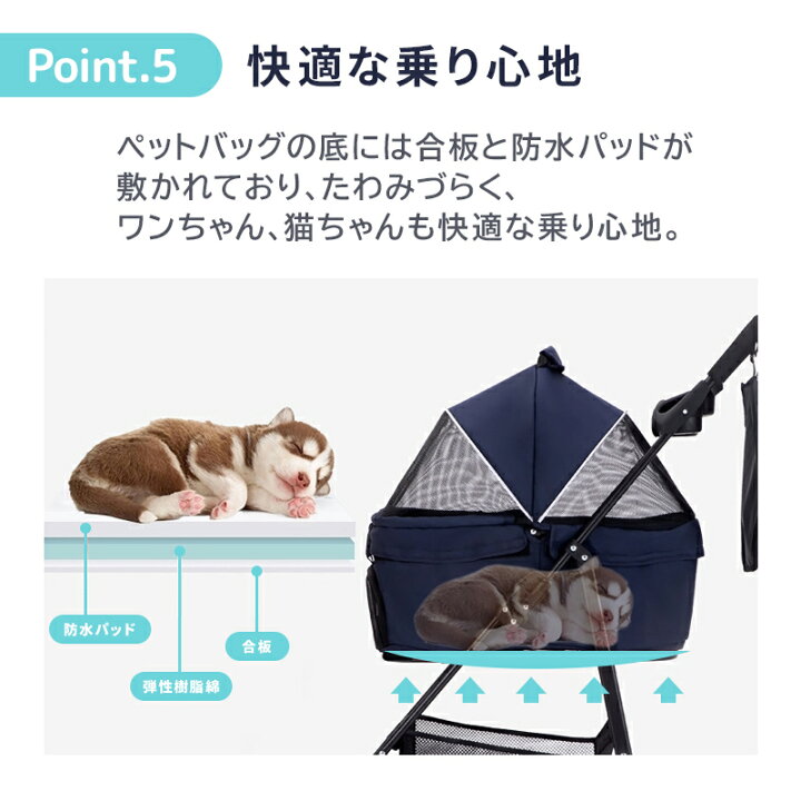 楽天市場】ペットカート ペット カート 犬 犬用ベビーカー お散歩 