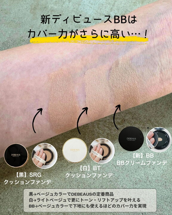 楽天市場】新 ディビュース DEBEAUS クッションファンデ 公式  