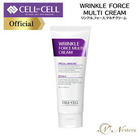 クリーム エイジングケア スキンケア しわケア ドクターズコスメ リンクルフォースマルチクリーム Wrinkle Force Multi Cream セルバイセル CELLBYCELL ハリ 保湿 メンズ 小じわ 弾力 もっちり 低刺激 無添加 弱酸性 美白 ペプチド 乾燥 敏感肌 韓国 正規品