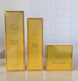 【3点セット】 7GFモイスチャーセット スキンケアセットAISHODO 愛粧堂 EGF 7GF エッセンス(美容液)＆フェイスクリーム＆フェイスローション(化粧水) face lotion essence cream