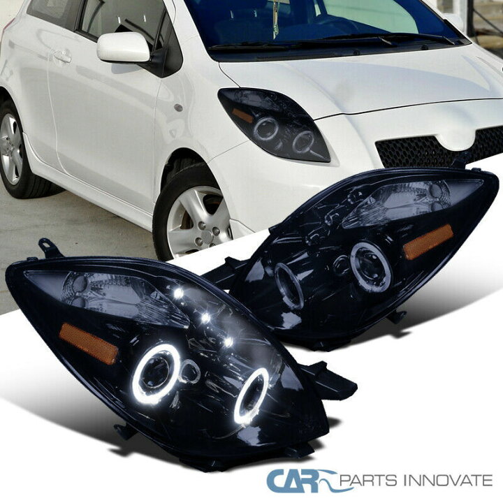 楽天市場 90系 Ncp91 ヴィッツ Led ヘッドライト ヘッドランプ トヨタ Spec D製 スモーク 510supply 楽天市場店