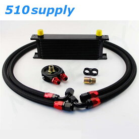 オイルクーラー レガシィ BD5 BG5 13段 汎用 type1 ブラック EJ20 CSKS